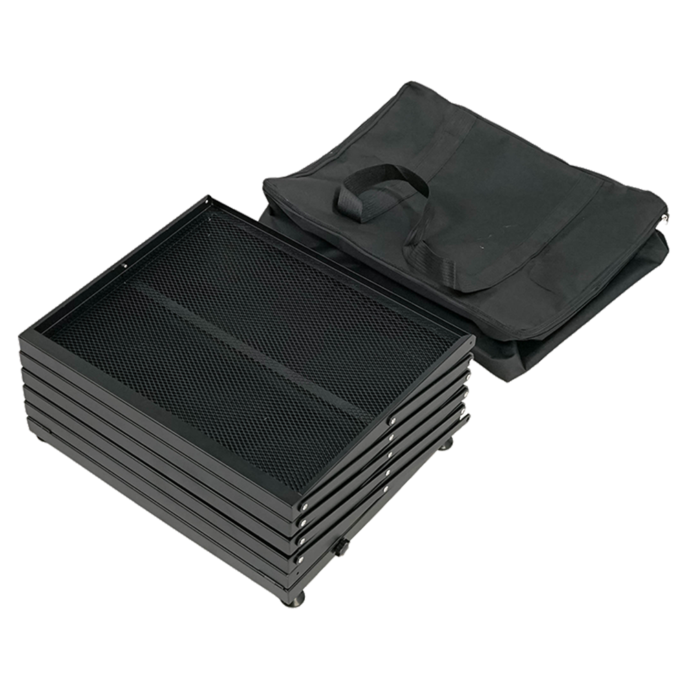 RAK MAJALAH 5 SUSUN A4 (HITAM 46 X 160 CM)