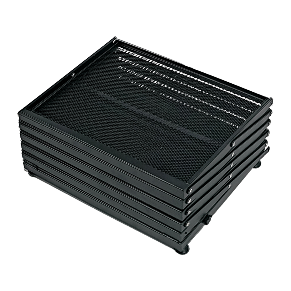 RAK MAJALAH 5 SUSUN A4 (HITAM 46 X 160 CM)