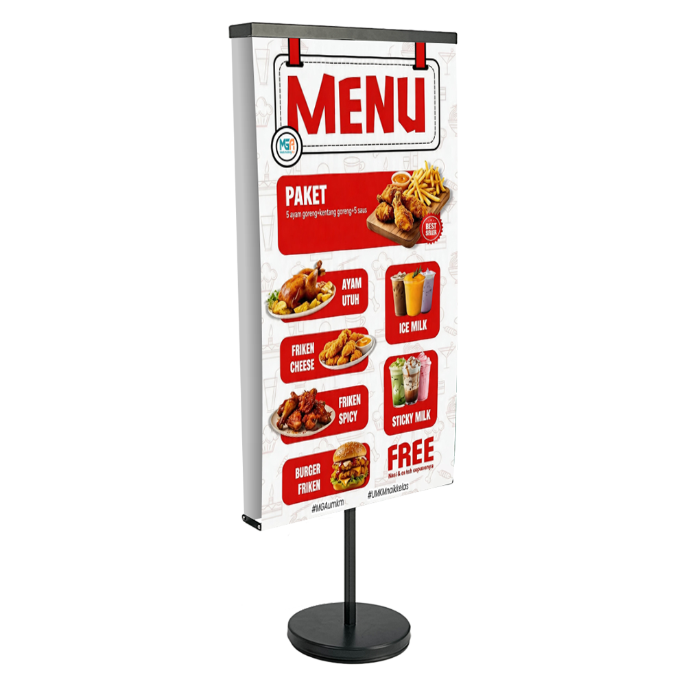 STANDING BANNER DISPLAY 2 SISI