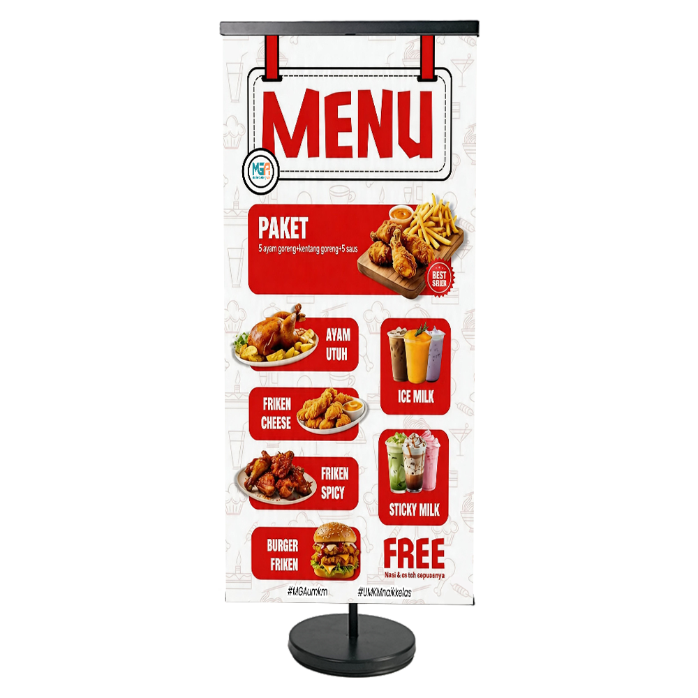STANDING BANNER DISPLAY 2 SISI