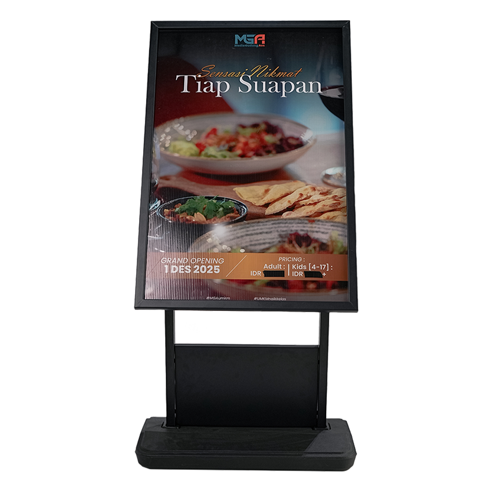 STANDING BANNER TIPE H WATERTANK 60X90CM