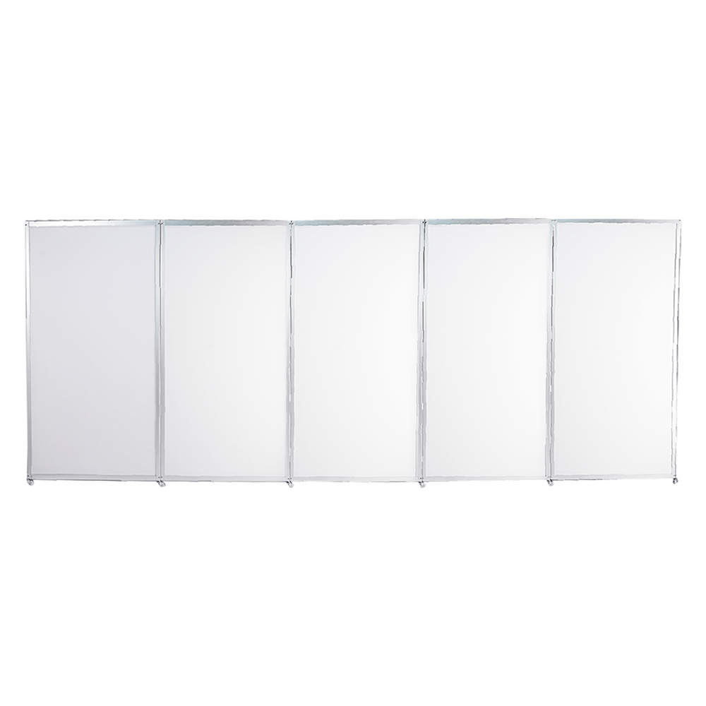 SEKAT PEMBATAS SKETSEL 100-200 SILVER - 5 PINTU + RODA